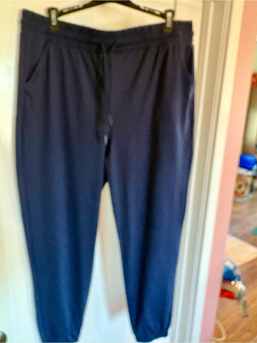 Navy Drawstring lightweight sweatpants